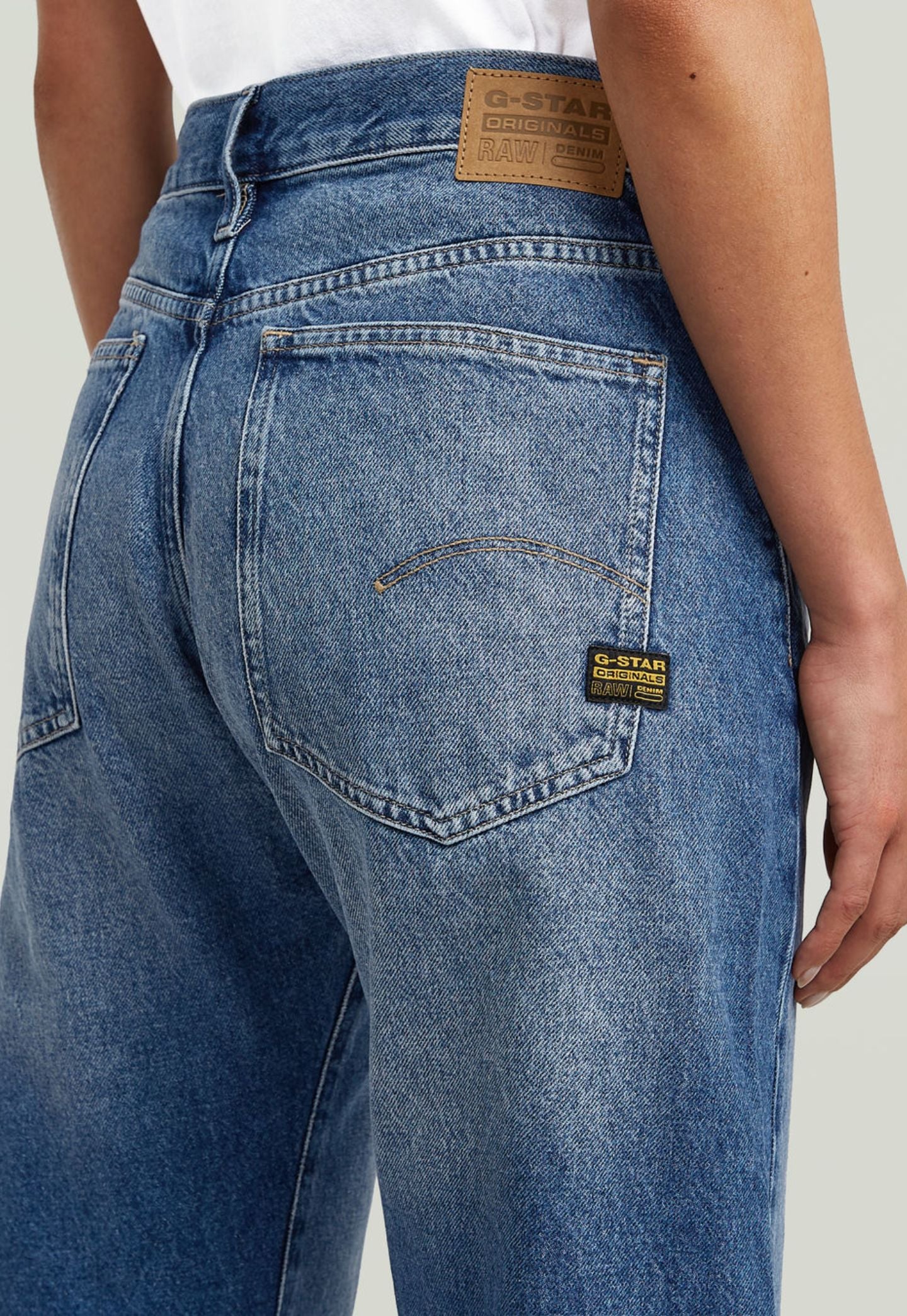 Dark Slate Gray ג'ינס ארוך לנשים Bowey 3D - Relaxed fit G STAR