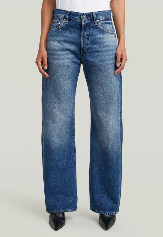 Light Gray ג'ינס ארוך לנשים Bowey 3D - Relaxed fit G STAR