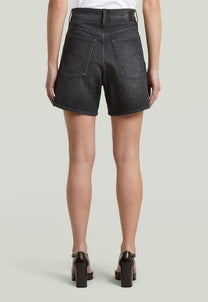 Light Gray ג'ינס קצר לנשים Jett High Clean Edge - Regular Fit G STAR