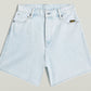 Light Gray ג'ינס קצר לנשים Jett High Clean Edge - Regular Fit G STAR