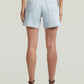 Light Gray ג'ינס קצר לנשים Jett High Clean Edge - Regular Fit G STAR