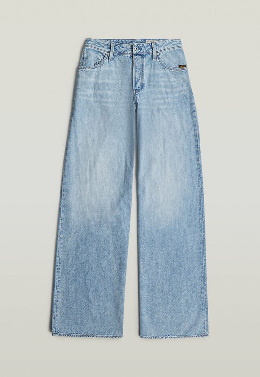 Gray ג'ינס ארוך לנשים Roxx Wide - Loose Fit G STAR