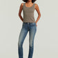 Light Gray גופיה לנשים Slim Rib G STAR