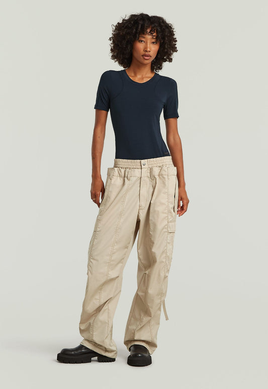 Light Gray בגד גוף קצר לנשים 2nd Skin G STAR