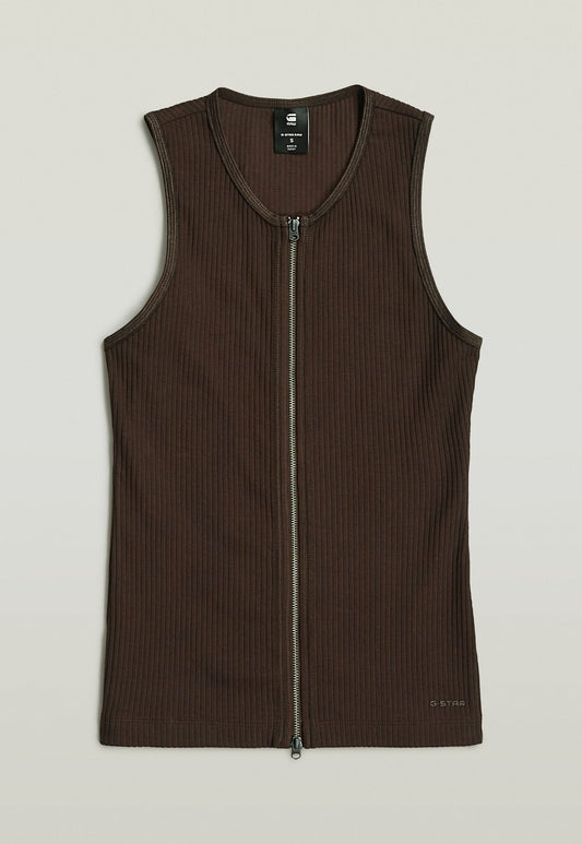 Dark Slate Gray גופיה מתכווננת לנשים 2 Way Slim G STAR