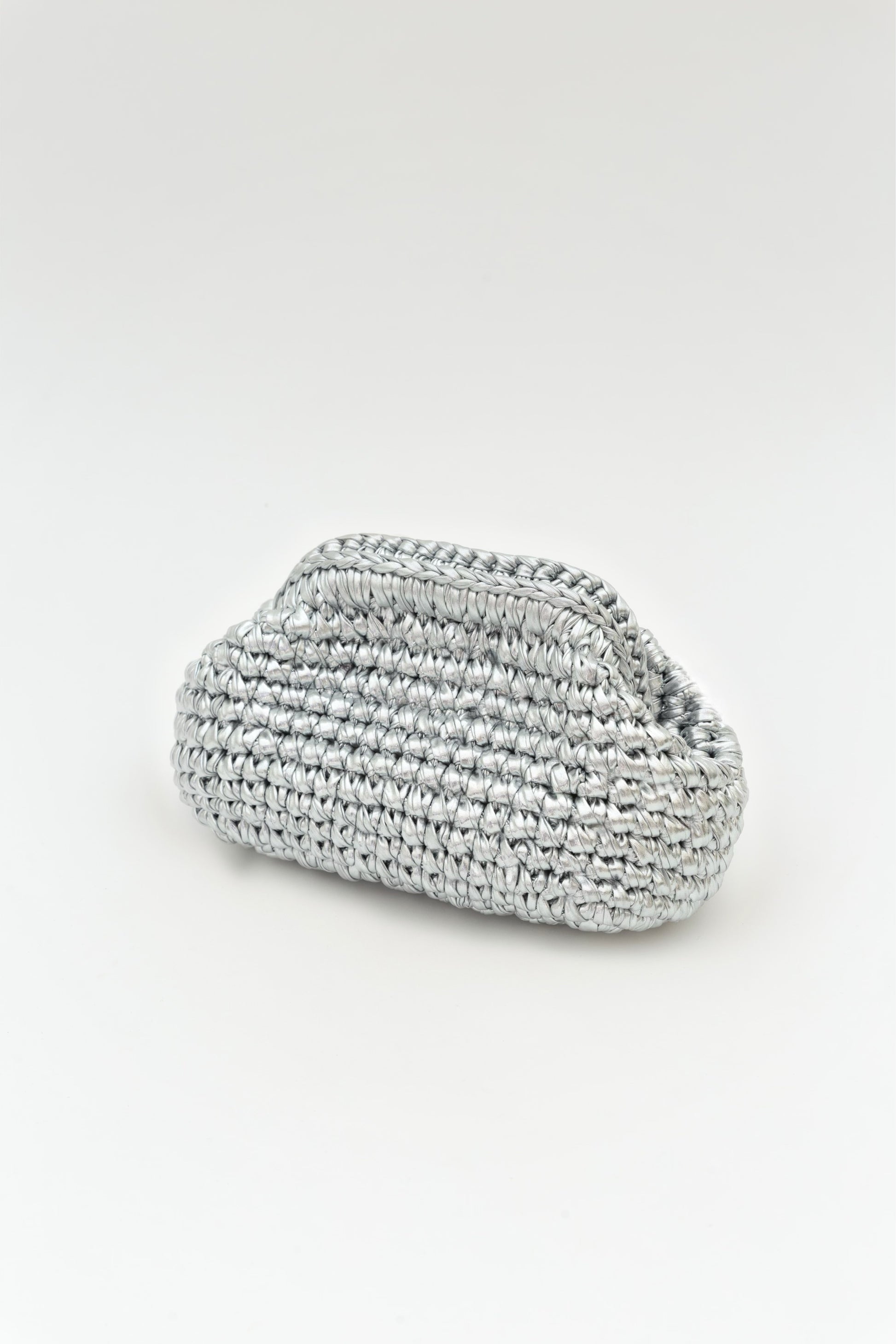 Lavender קלאץ' סרוג מטאלי Amber NOAM HAZAN