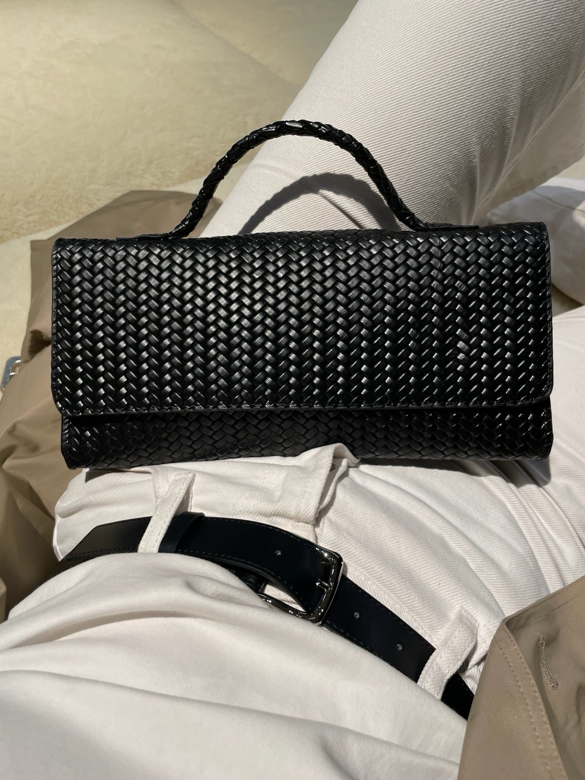 Gray תיק צד Marie NOAM HAZAN