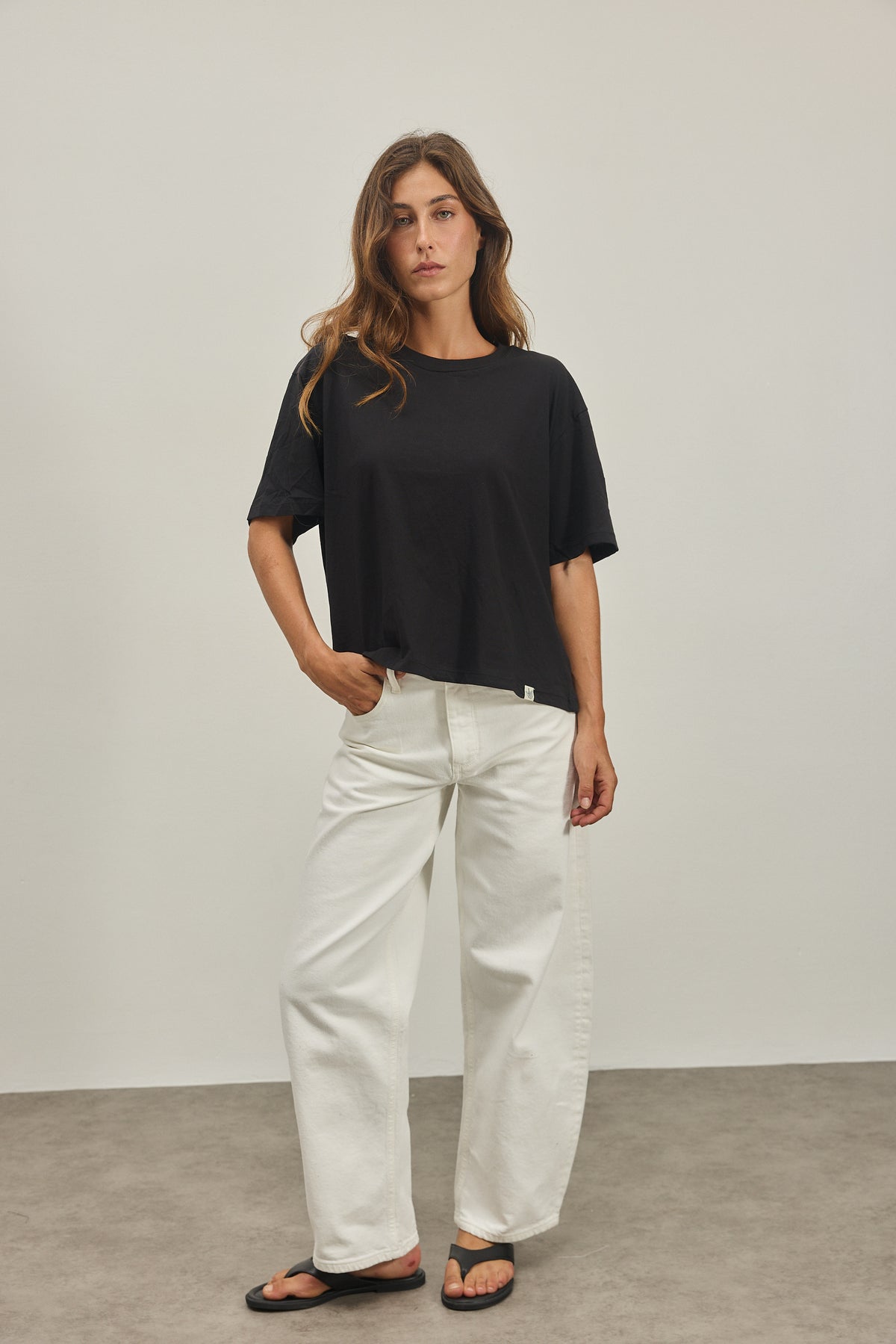 Gray THE KIND T-SHIRT טי שירט קצרה EMILY