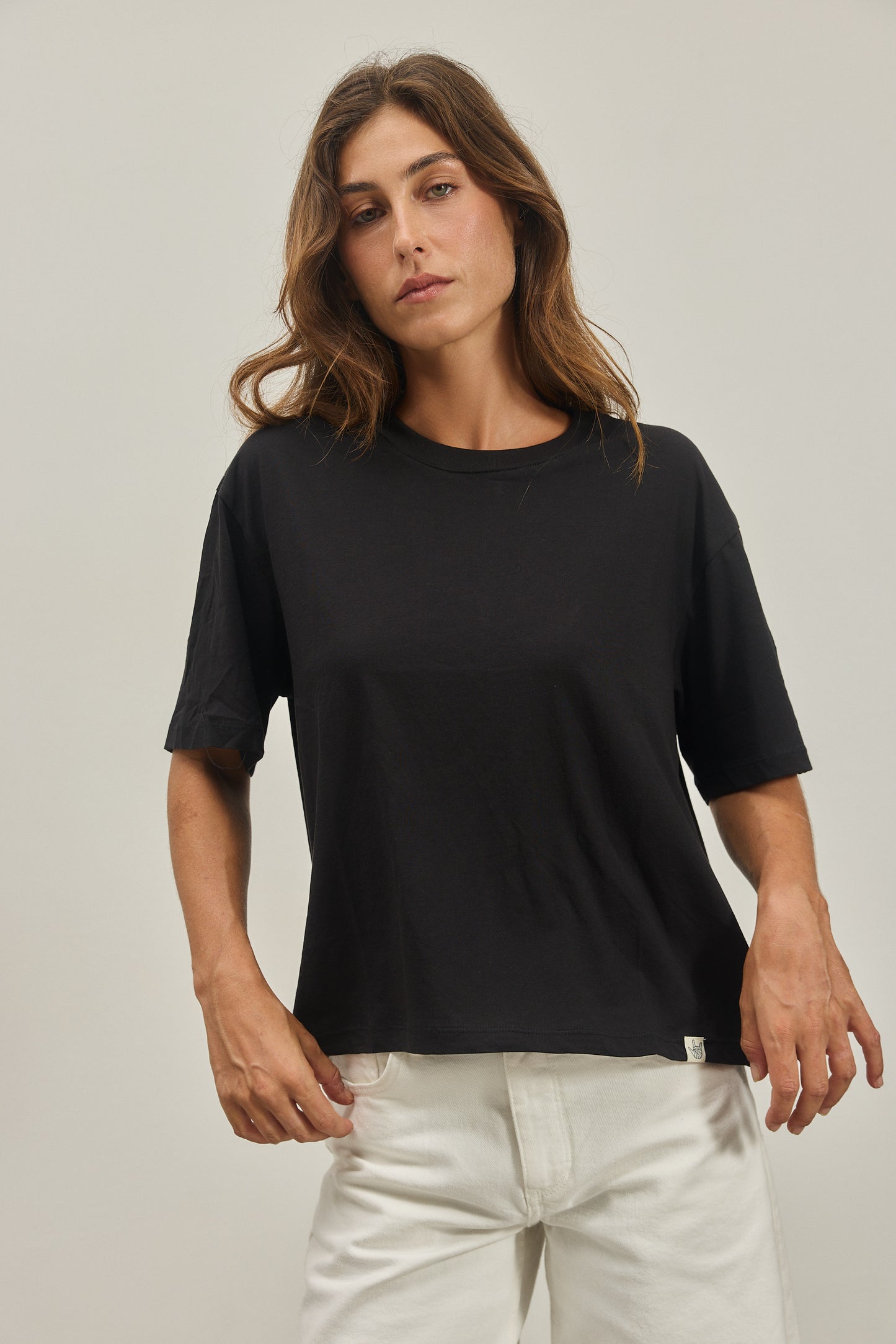 Gray THE KIND T-SHIRT טי שירט קצרה EMILY