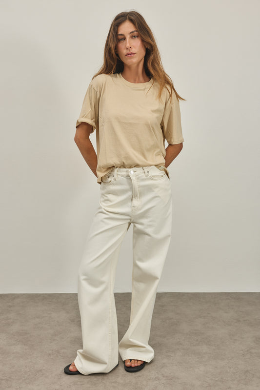 Gray THE KIND T-SHIRT טי שירט קצרה EMILY