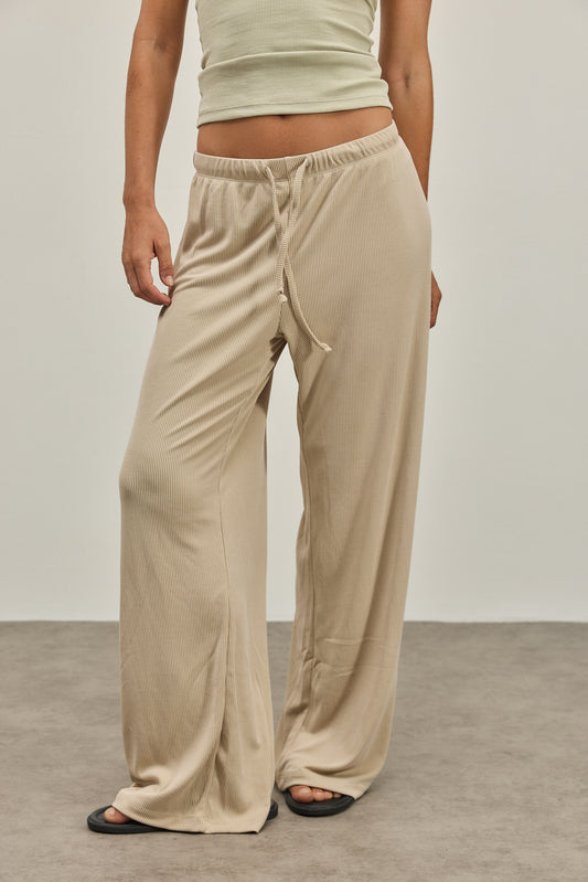 Gray THE RISE PANTS מכנסיים ארוכים EMILY