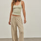 Gray THE RISE PANTS מכנסיים ארוכים EMILY