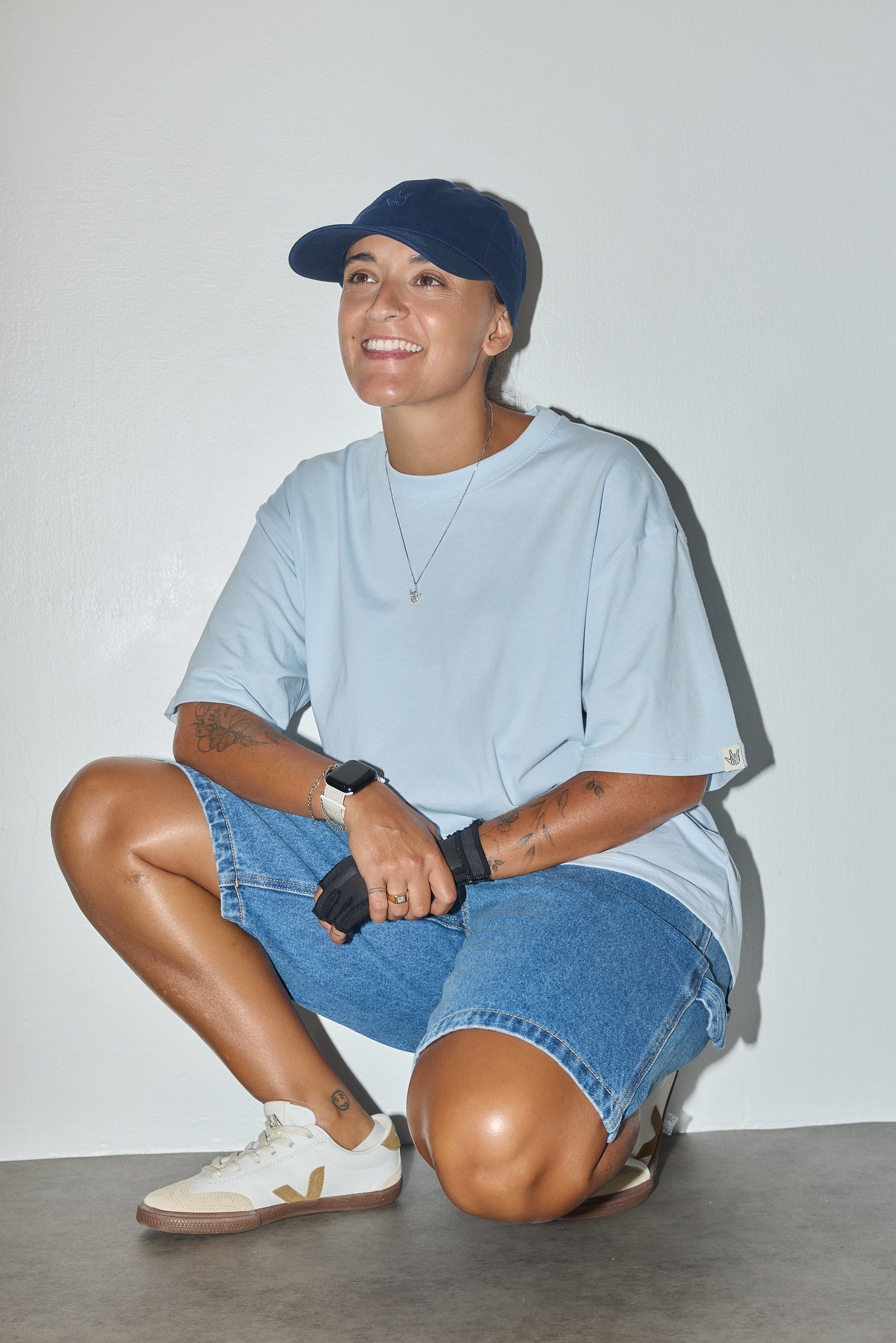 Gray THE SIXTY FOUR CAP כובע מצחיה EMILY