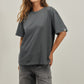 Gray THE STREGNTH T-SHIRT טי שירט קצרה EMILY