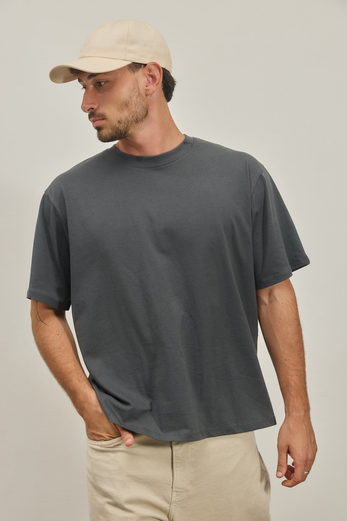 Dark Slate Gray THE STREGNTH T-SHIRT טי שירט קצרה EMILY