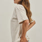 Gray THE STREGNTH T-SHIRT טי שירט קצרה EMILY