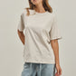 Gray THE STREGNTH T-SHIRT טי שירט קצרה EMILY