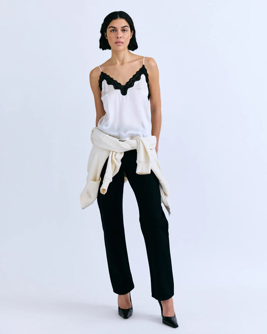 Lavender גופיה בשילוב תחרה לנשים Pip LOVE STORIES