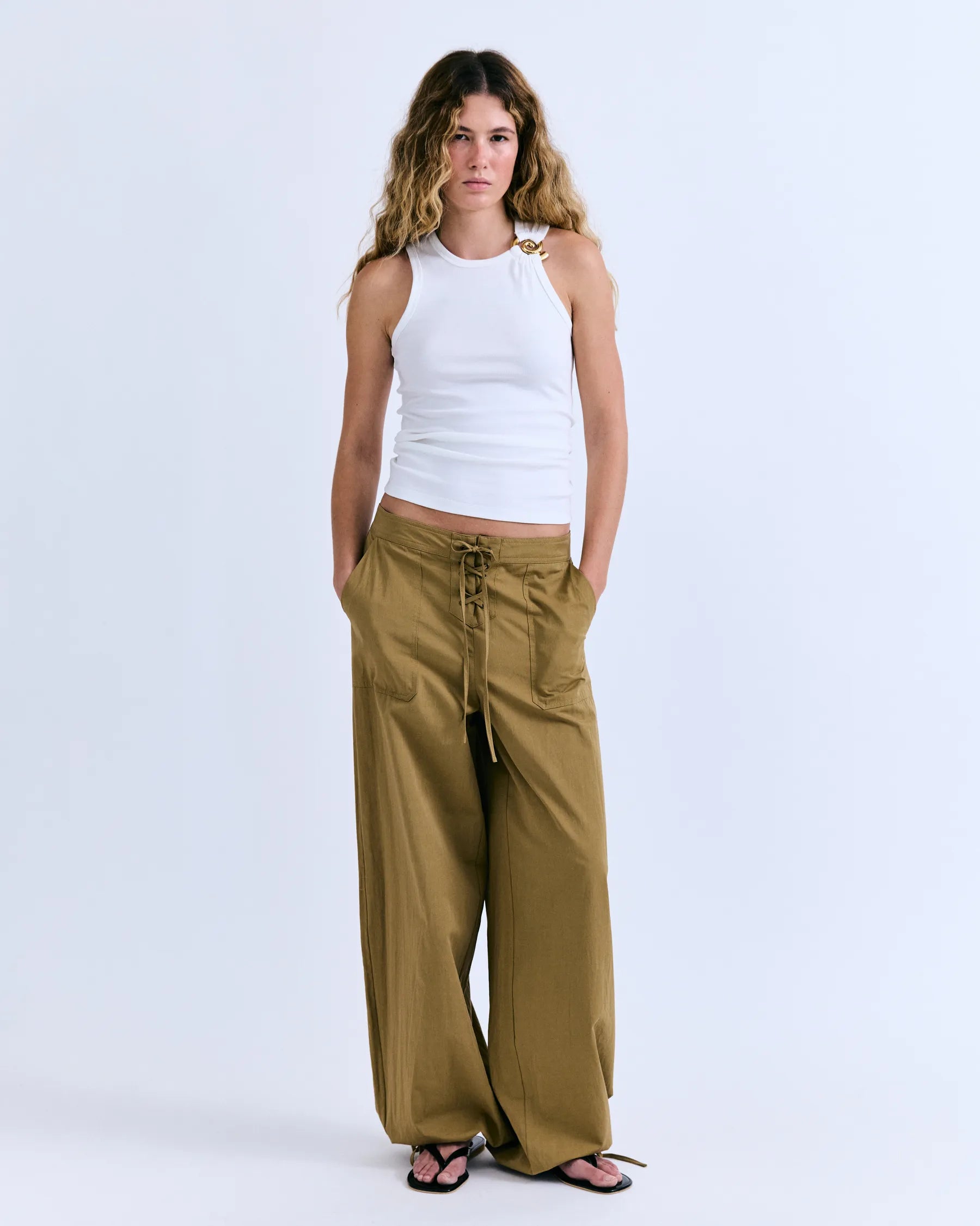 Lavender מכנסיים ארוכים לנשים Evelyn LOVE STORIES