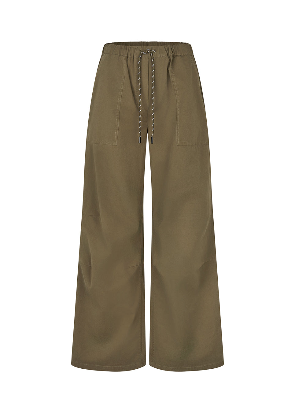 Dark Olive Green מכנסיים ארוכים לנשים Urania MODSTROM
