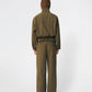 Dark Olive Green מכנסיים ארוכים לנשים Urania MODSTROM