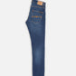 Dark Slate Gray ג'ינס ארוך לגברים Grim Tim - Slim Fit NUDIE