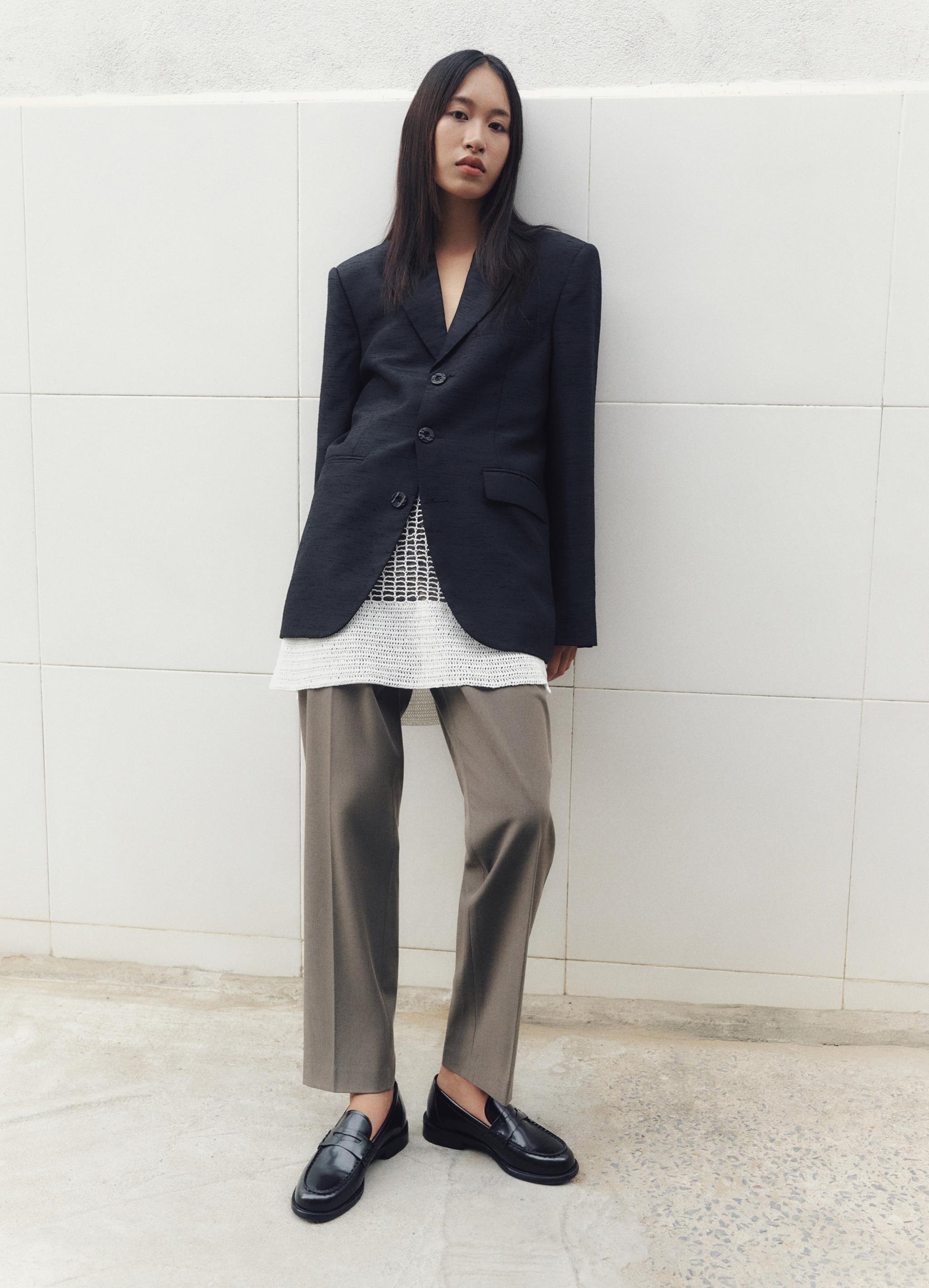 Light Gray מוקסינים לנשים Linn VAGABOND