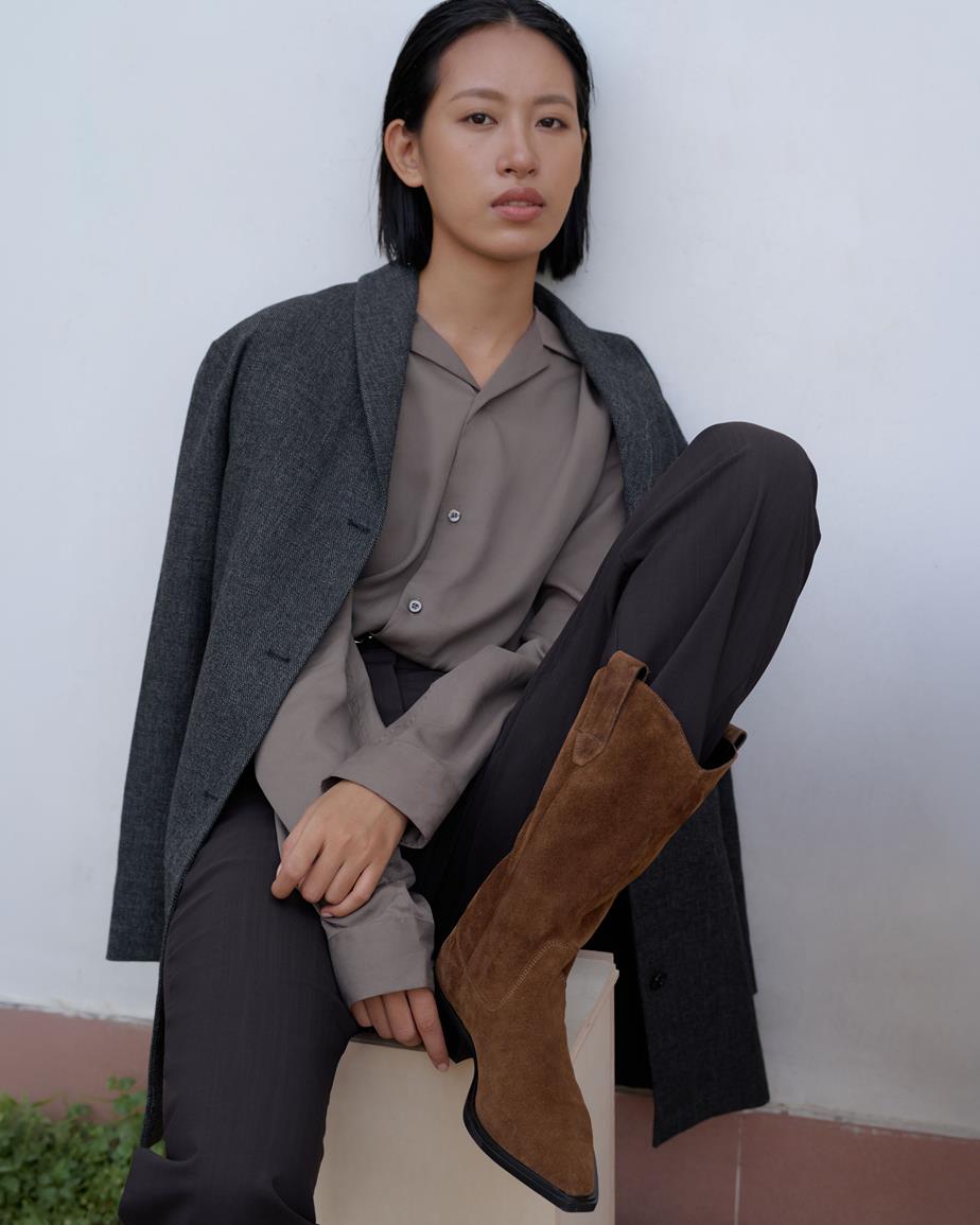 Light Gray מגפיים גבוהים לנשים Kelsey VAGABOND SHOEMAKERS