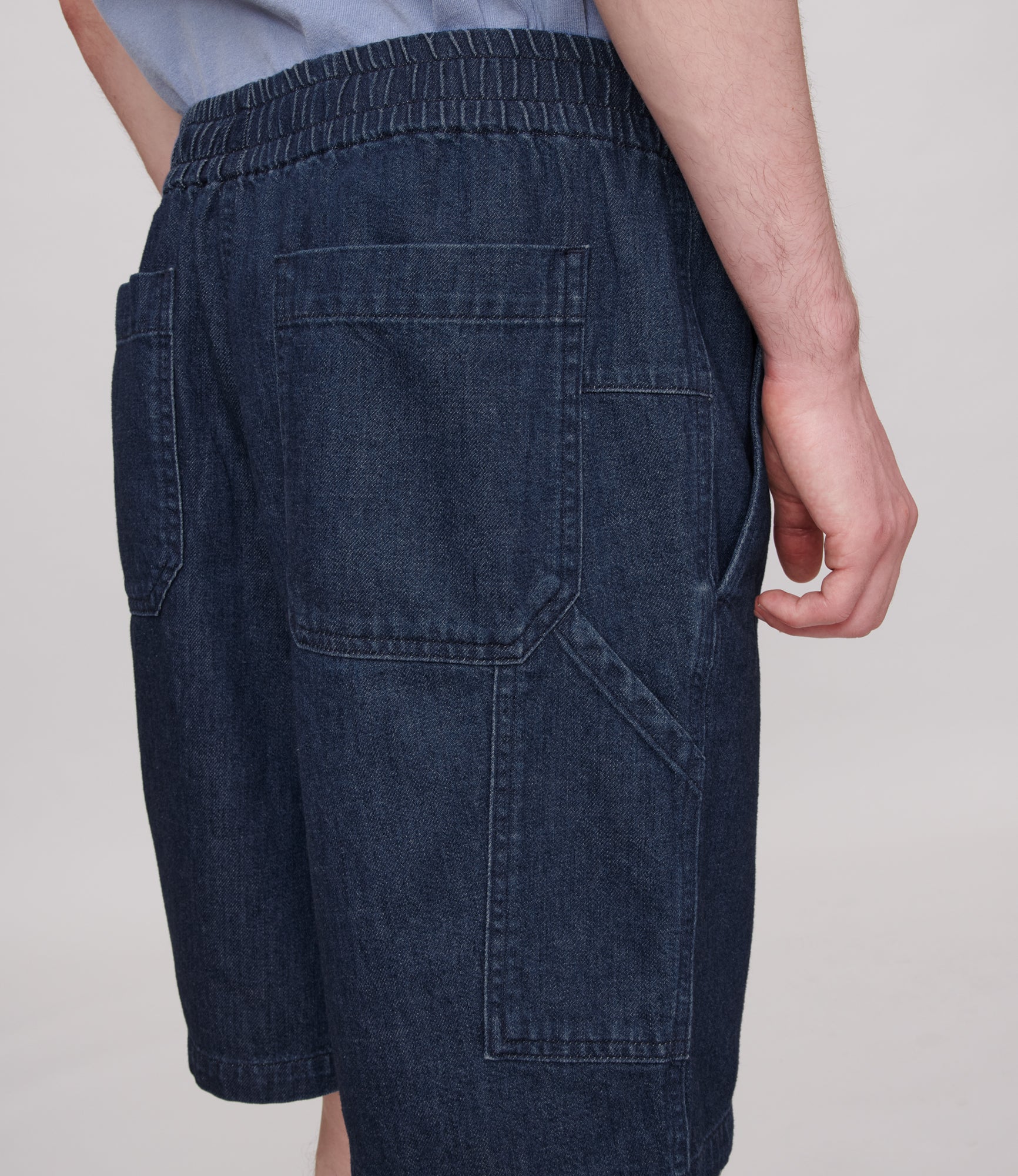 Dark Slate Gray מכנסיים קצרים לגברים Norris A.P.C