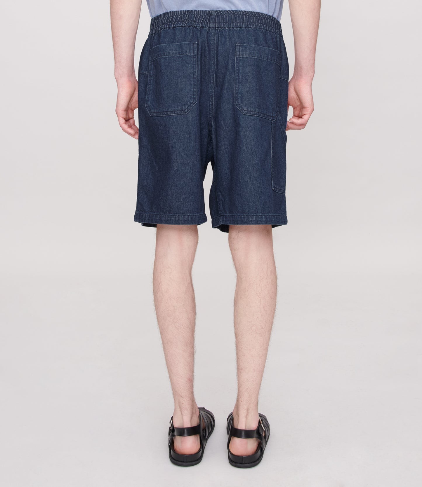 Light Gray מכנסיים קצרים לגברים Norris A.P.C