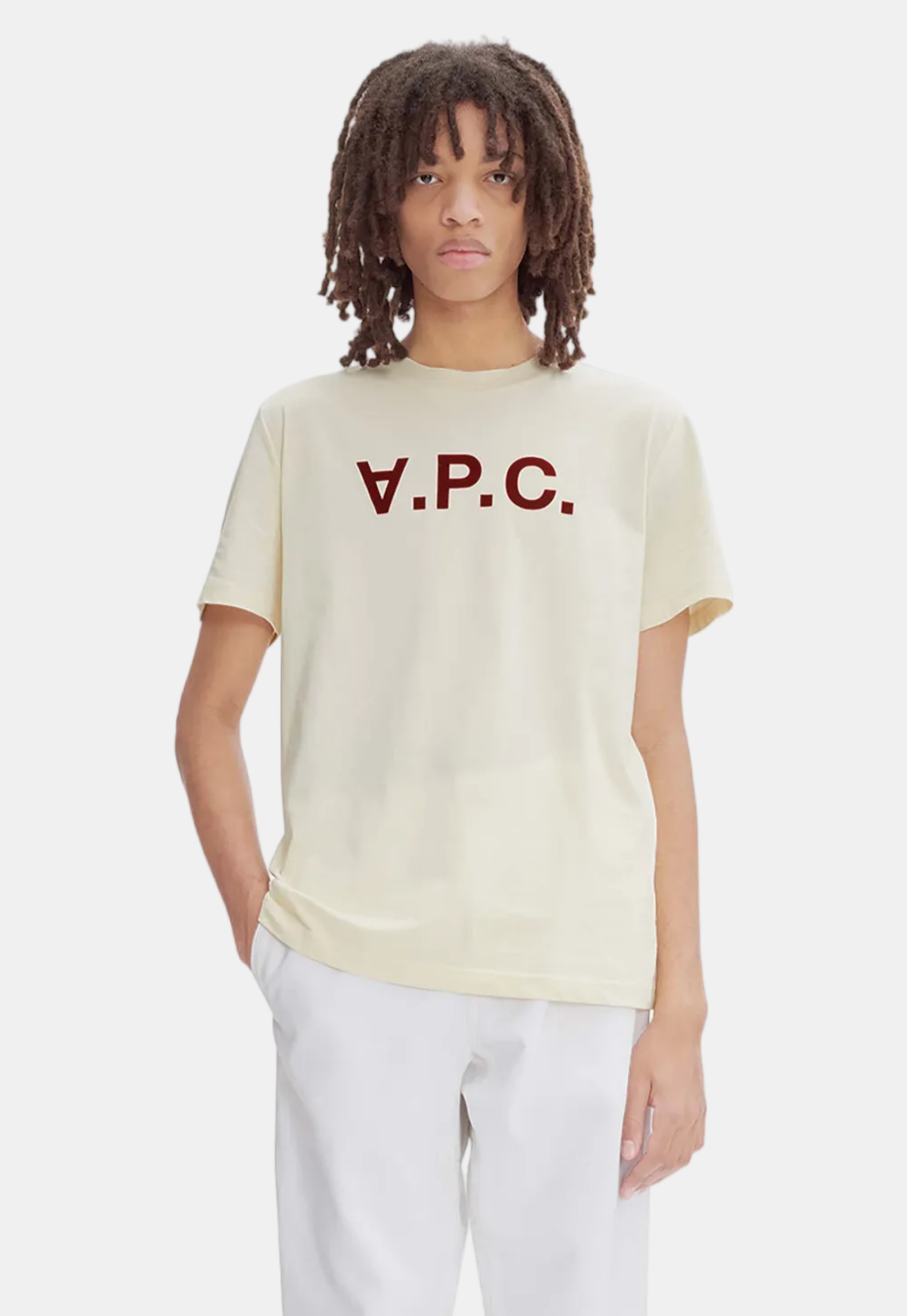 Beige טי שירט קצרה Grand VPC A.P.C