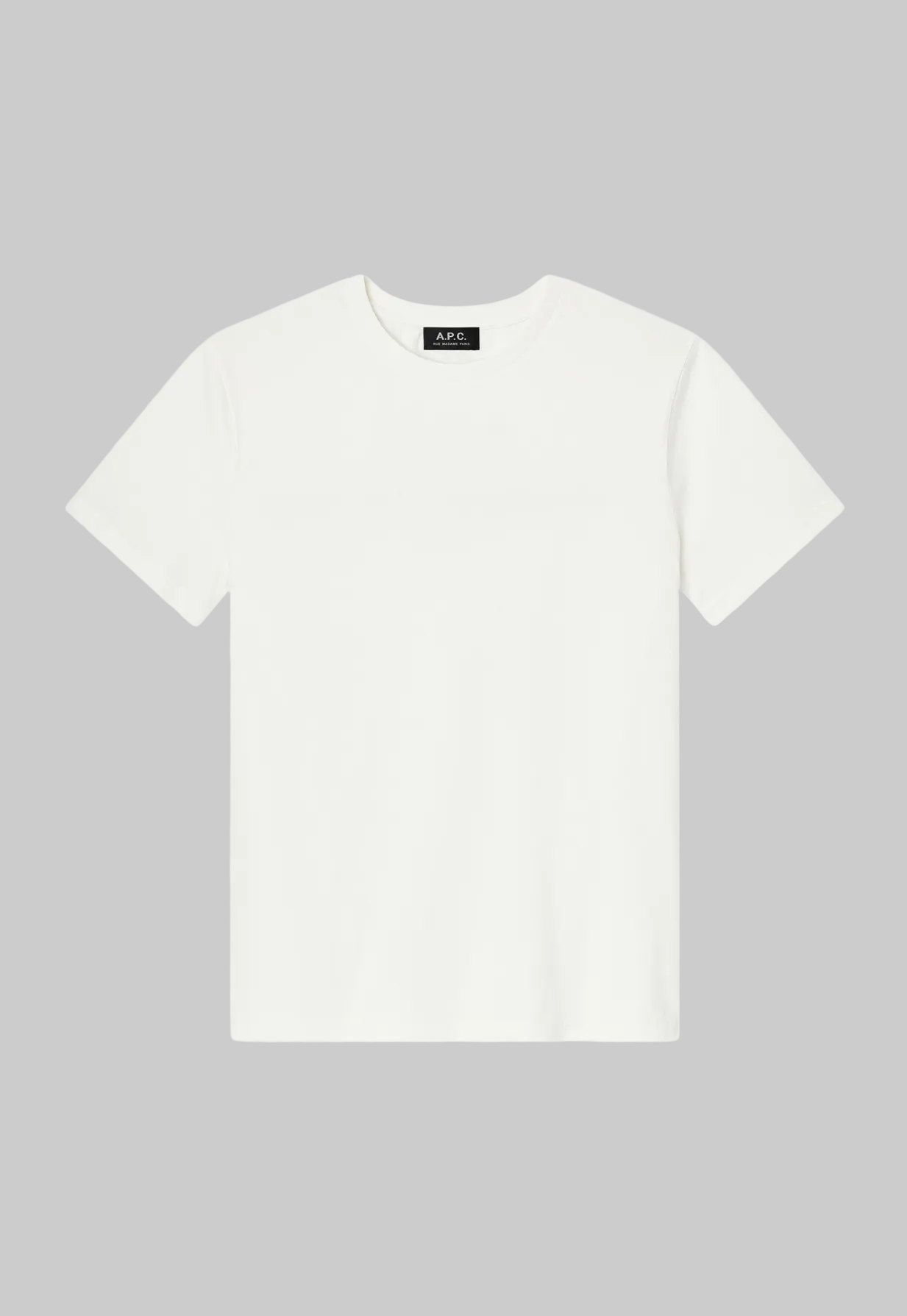 Gray טי שירט קצרה לגברים / נשים Manche Courte A.P.C