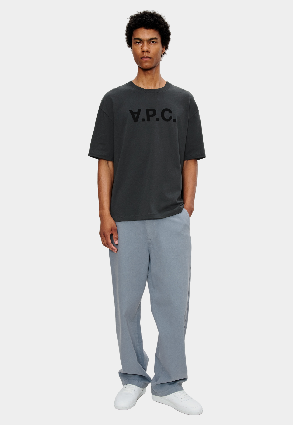 Lavender טי שירט קצרה לגברים / נשים Manches Courtes A.P.C