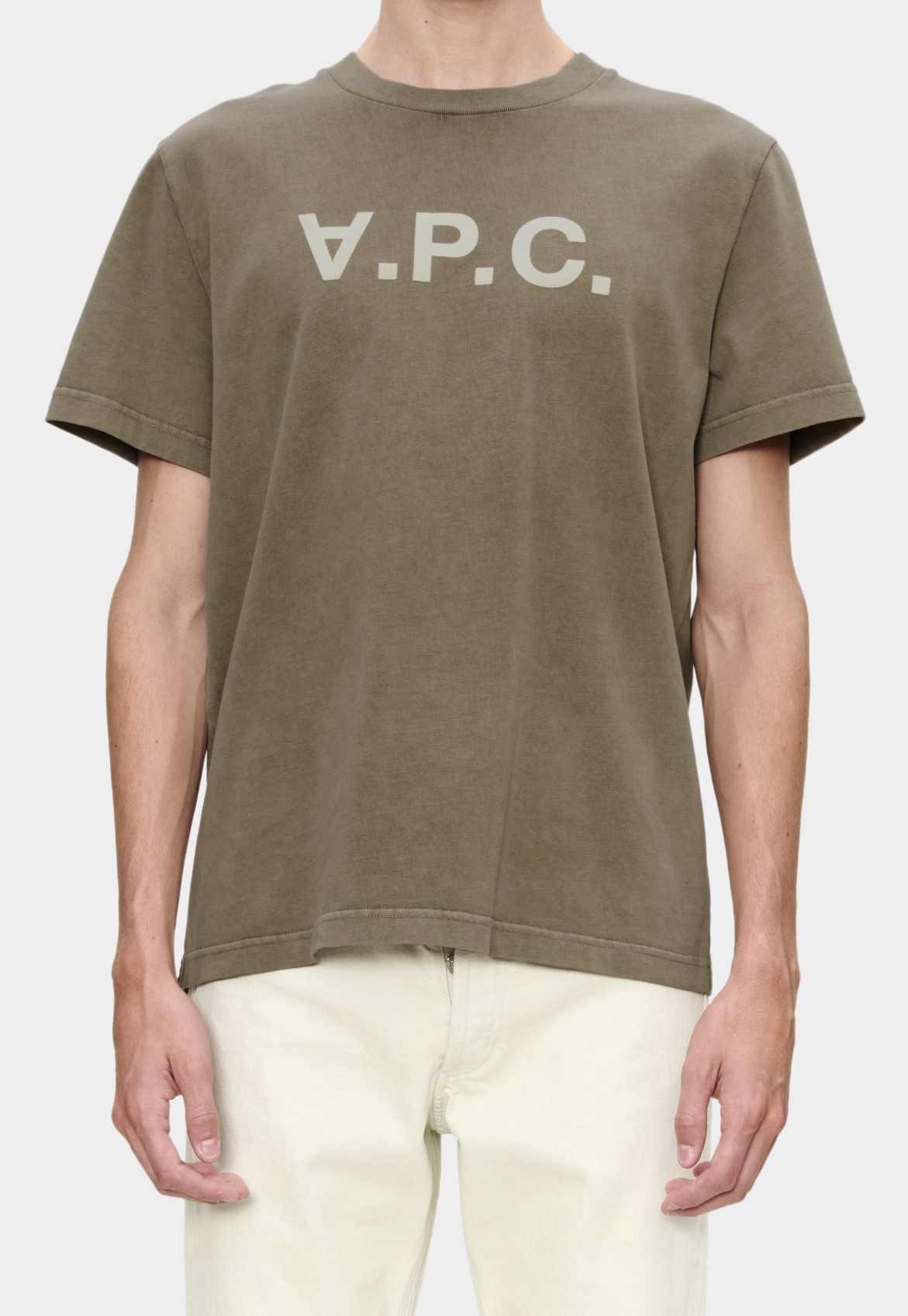 Dim Gray טי שירט קצרה לגברים / נשים Manches Courtes A.P.C