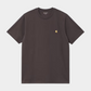 Dark Slate Gray טי שירט קצרה לגברים S/S Chase CARHARTT WIP
