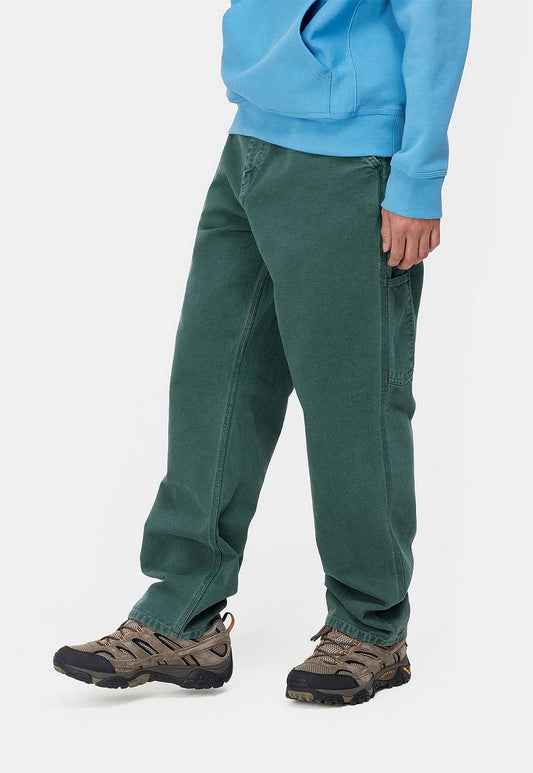 Dark Slate Gray מכנסיים ארוכים לגברים Single Knee CARHARTT WIP