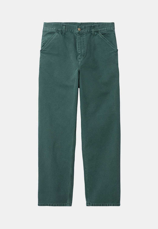 Dark Slate Gray מכנסיים ארוכים לגברים Single Knee CARHARTT WIP