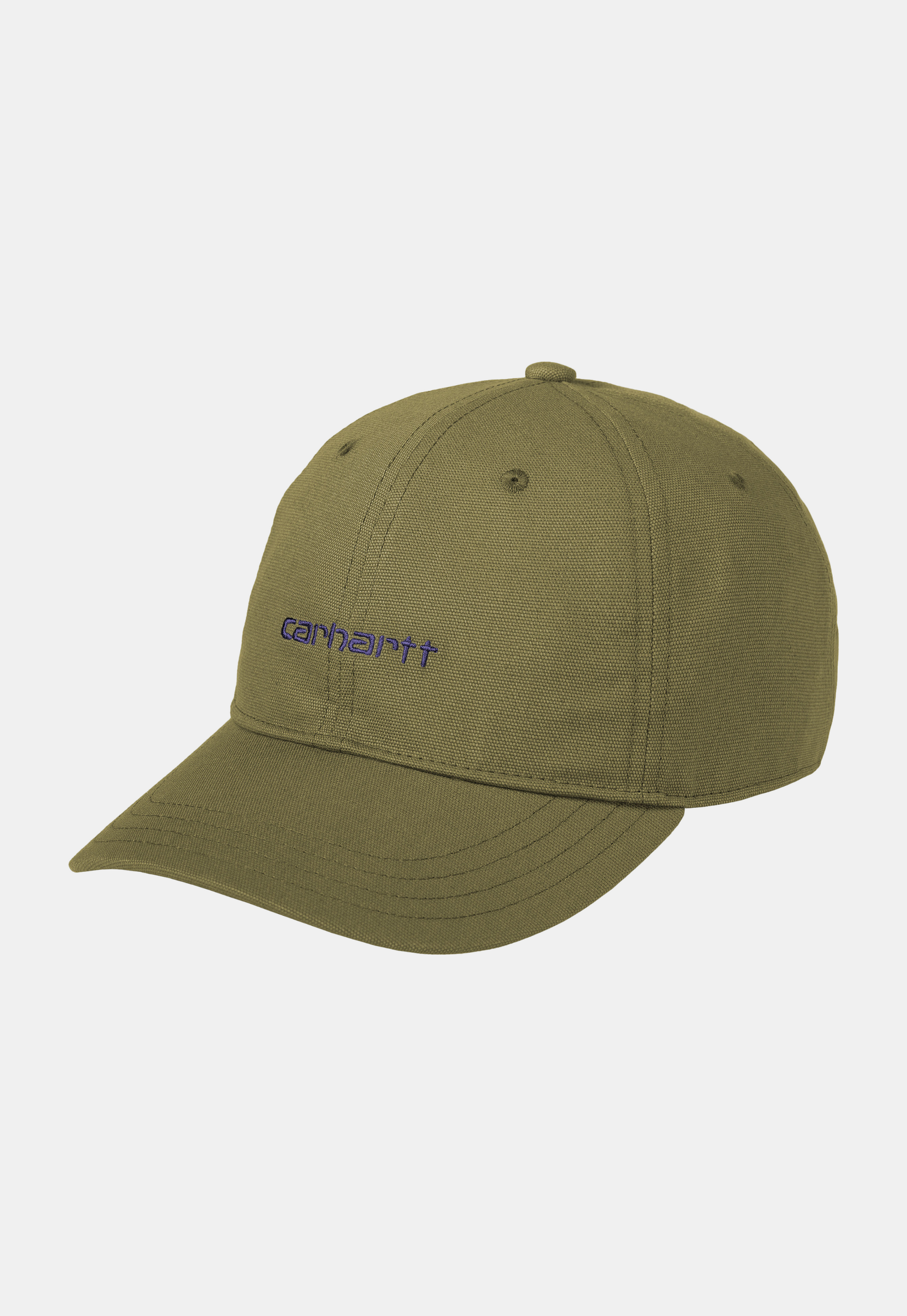 Dark Olive Green כובע מצחיה Canvas Script CARHARTT WIP