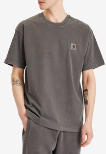 White Smoke טי שירט לגברים S/S Nelson T-Shirt CARHARTT WIP
