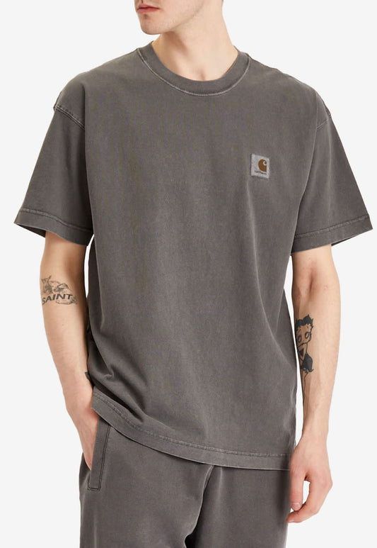 White Smoke טי שירט לגברים S/S Nelson T-Shirt CARHARTT WIP