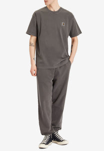 White Smoke טי שירט לגברים S/S Nelson T-Shirt CARHARTT WIP