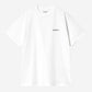 White Smoke טי שירט קצרה לגברים Script Embroidery CARHARTT WIP