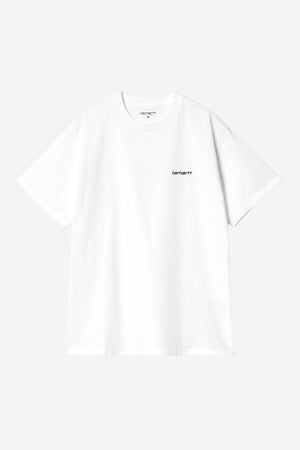 White Smoke טי שירט קצרה לגברים Script Embroidery CARHARTT WIP