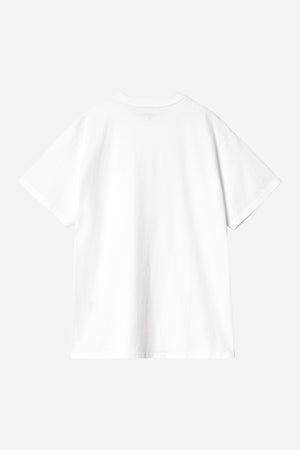 White Smoke טי שירט קצרה לגברים Script Embroidery CARHARTT WIP