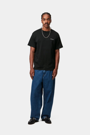 Lavender טי שירט קצרה לגברים Script Embroidery CARHARTT WIP