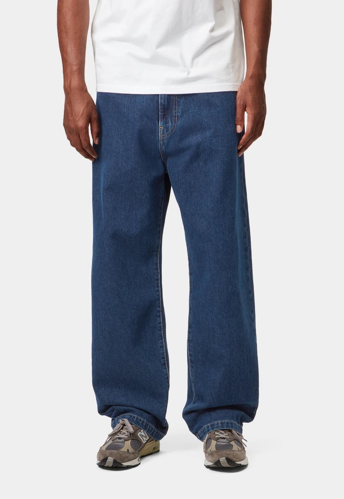 Dark Slate Gray מכנסי ג'ינס לגברים Landon Pant - Loose Fit CARHARTT WIP
