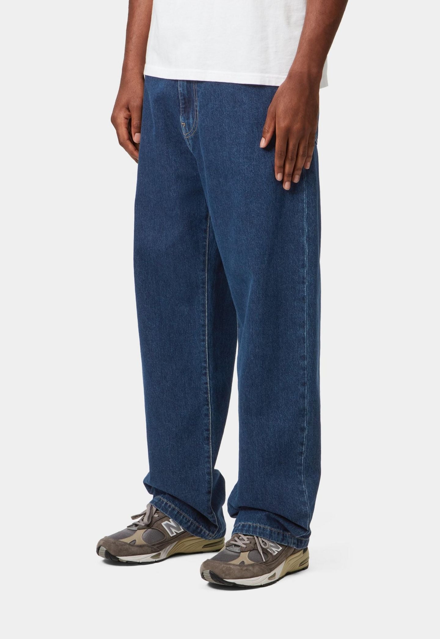 Dark Slate Gray מכנסי ג'ינס לגברים Landon Pant - Loose Fit CARHARTT WIP