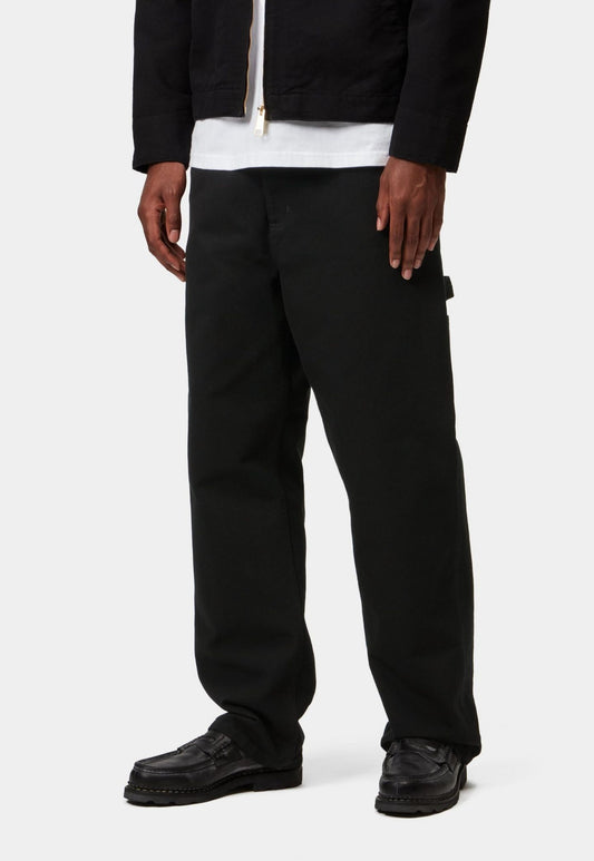 Black מכנסיים ארוכים לגברים Single Knee Pant CARHARTT WIP