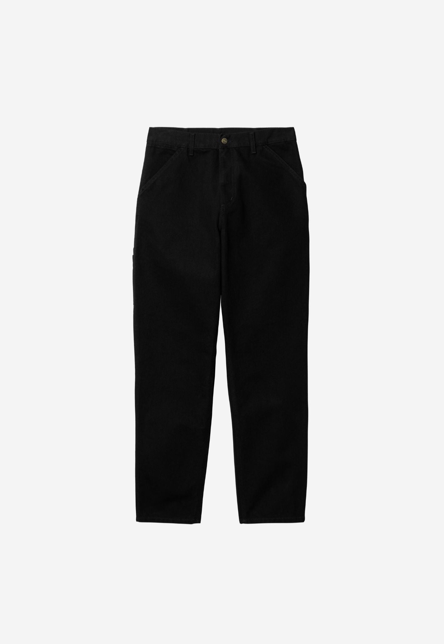 Black מכנסיים ארוכים לגברים Single Knee Pant CARHARTT WIP