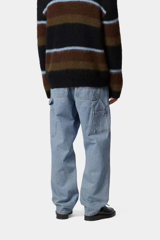 Dark Slate Gray ג׳ינס ארוך לגברים Single Knee – Relaxed Straight CARHARTT WIP